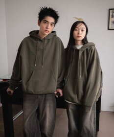 WEGO 【ユニセックス着用ITEM/MLXLサイズ展開/新色追加/裏起毛】スウェットプルパーカー