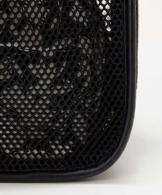 TOPKAPI 【TREASURE TOPKAPI】プリント 巾着バッグ付き メッシュ ワンハンドルバッグ