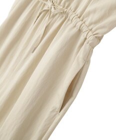 Green Parks 胸元バルーンワイドシルエットサロペット