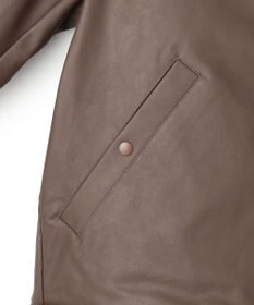 J.PRESS YORK STREET 【UNISEX】エコレザーMA-1