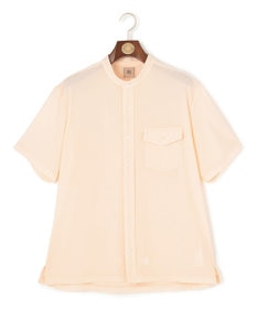 J.PRESS MEN 驚異的な機能性！【接触冷感 / UVカット / ストレッチ / 高通気性 / 防シワ】【MECHANICAL】ジャージーバンドカラー シャツ アイボリー系