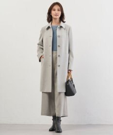 J.PRESS LADIES Shineシャンブレーツイル クロップド パンツ