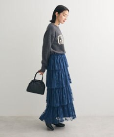 Green Parks シャギーロゴニットプルオーバー