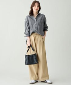 ANY L シアーデニムオーバーシャツ