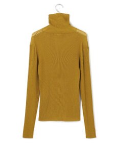 23区 【SLOW/一部店舗限定】シアーリブ タートルネックニット