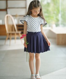 組曲 KIDS 【インパンツ付き】【150-160cm】フレアテレコ スカート