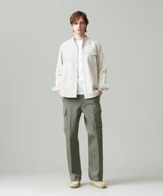 J.PRESS MEN 【KING SIZE】ダブルフェイス キャラメルコール シャツブルゾン