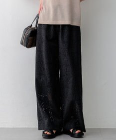 23区 【先行予約】ラッセルオーナメントレース ワイド パンツ