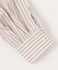 Feroux 【洗える】カラーストライプビッグ シャツ