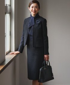 23区 S ライトシャインツイード スカート