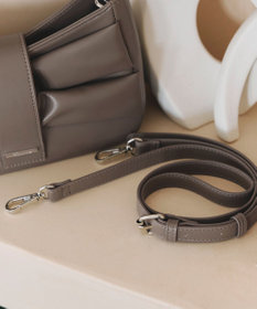 Tiaclasse 【安田美沙子さん着用・2way】リボンギャザーミニバッグ