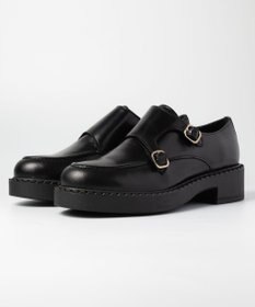 BONTRE 【BONTRE/ボントレ】厚底ダブルモンクシューズ