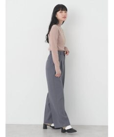 earth music&ecology ワンタックストレートパンツ