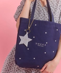 TOCCA 【chayさん着用】【WEB＆一部店舗限定・A4サイズ対応】LUCKY TWINKLE CANVASTOTE キャンバストートバッグ