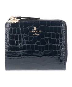LANVIN en Bleu マゼンダ Lファスナー二つ折り財布