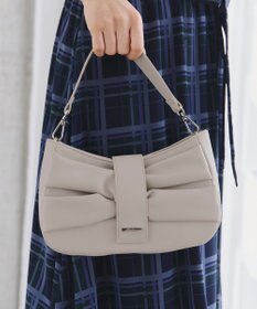 Tiaclasse 【安田美沙子さん着用・2way】リボンギャザーミニバッグ