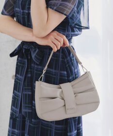 Tiaclasse 【安田美沙子さん着用・2way】リボンギャザーミニバッグ