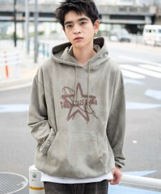 WEGO 【ユニセックス着用ITEM】スノーダイグラフィックビッグパーカー