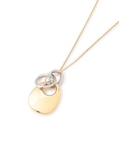 23区 メタルドロップ＆リング ネックレス