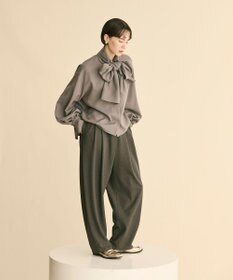 #Newans 【洗濯機可】ビックリボンパウダリーブラウス