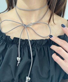 WEGO Lハートリボンチョーカー