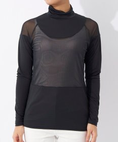 FILA GOLF／marie claire 【Marie claire sports】ハイネックメッシュアンダーシャツ