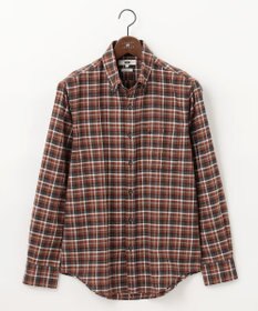 JOSEPH ABBOUD 【オーガニックコットン】スモールチェック フランネルシャツ