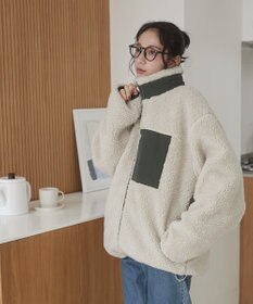 WEGO 【ユニセックス着用ITEM/SMLサイズ展開】ボアブルゾン