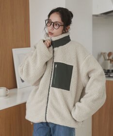 WEGO 【ユニセックス着用ITEM/SMLサイズ展開】ボアブルゾン