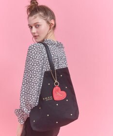 TOCCA 【chayさん着用】【WEB＆一部店舗限定・A4サイズ対応】LUCKY TWINKLE CANVASTOTE キャンバストートバッグ