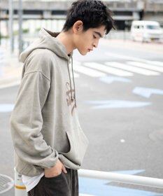 WEGO 【ユニセックス着用ITEM】スノーダイグラフィックビッグパーカー