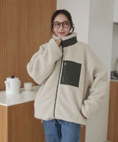 WEGO 【ユニセックス着用ITEM/SMLサイズ展開】ボアブルゾン