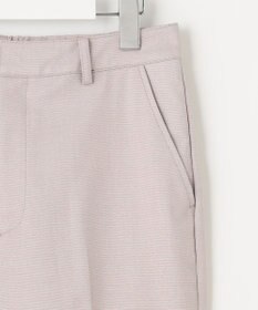 J.PRESS LADIES 【洗える】シャークスキン テーパード パンツ