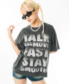 WEGO 【ユニセックス着用ITEM/MLサイズ展開】クロップドグラフィックT（SS）