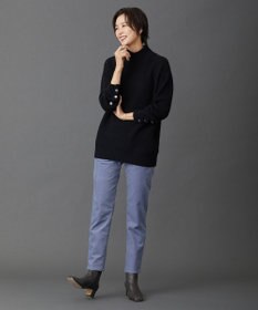 J.PRESS LADIES S 【洗える】AIRDUROYストレッチ パンツ