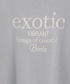 Green Parks ・ＥＬＥＮＣＡＲＥ　ＤＵＥ　ロゴ刺繍６分袖ニット