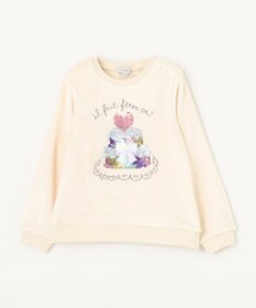 ANY KIDS 両面 フリース スパンコール トレーナー