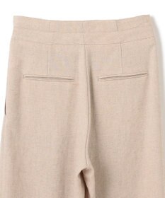 BEIGE， 【洗える】CAROLE / リネンライクラップワイドパンツ