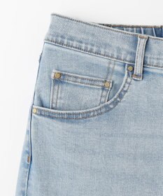 ANY 【大好評につき新色登場/洗濯機可/ウエストゴム/ストレッチ】ワイドデニムパンツ