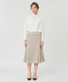 BEIGE， 【L-size】EVA / ハイネックロングスリーブブラウス