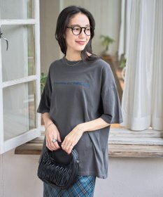 WEGO 【新色追加/ユニセックス着用アイテム/手洗い可/SMLサイズ展開】ピグメントグラフィックT（S）