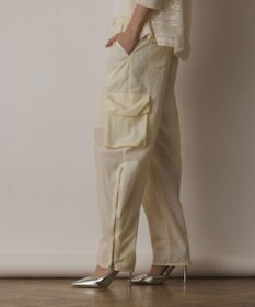 GRACE CONTINENTAL ナイロンジップカーゴパンツ