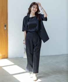 ANY SIS L 【接触冷感・速乾・UVカット・洗える】スイートクール ワイドパンツ