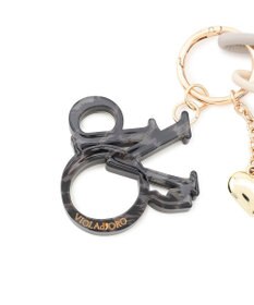 23区 VIOLAd'ORO ロゴアクリル タッセル付き バッグチャーム