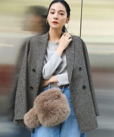 23区 L 【洗える】サテン ロングスリーブ Tシャツ