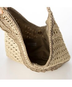 UNBILLION cachecache フリル編みワンハンドルクロッシェトート