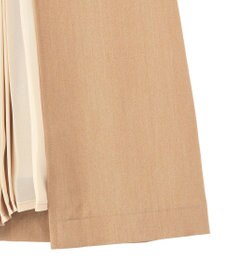 YECCA VECCA プリーツMIXフレアスカート