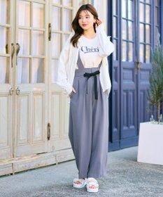 Feroux 【2WAY】サス付きリボン パンツ