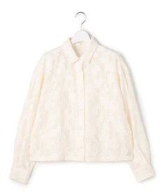 23区 L 【SLOW/一部店舗限定】カットジャカード シャツ