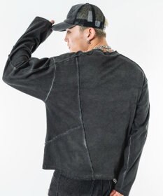 WEGO 【ユニセックス着用ITEM】コールドダイスウィッチングT（LS）